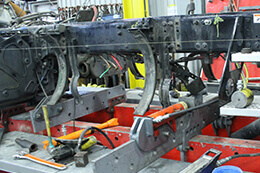 Built Right Rebuilds Wrecked Trucks - Chassis closeup